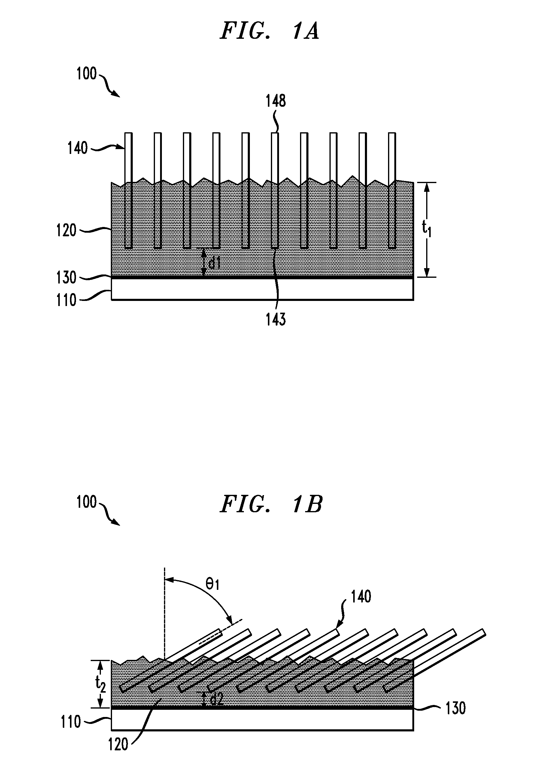 Reversible actuation in arrays of nanostructures