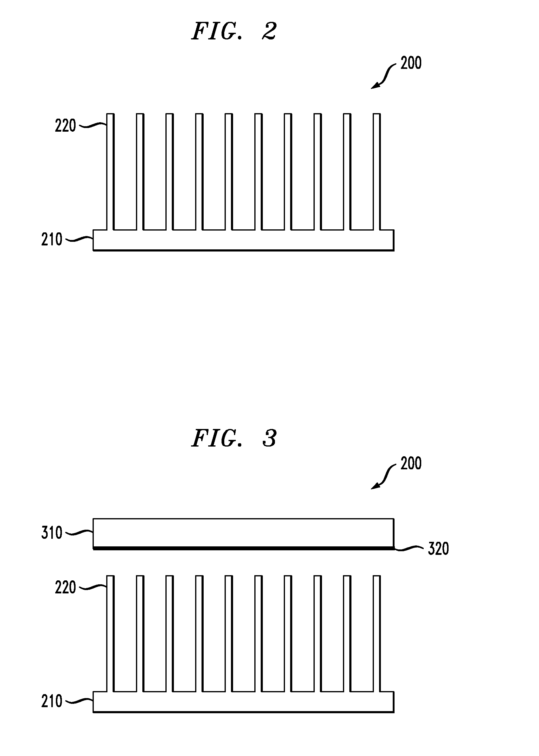 Reversible actuation in arrays of nanostructures