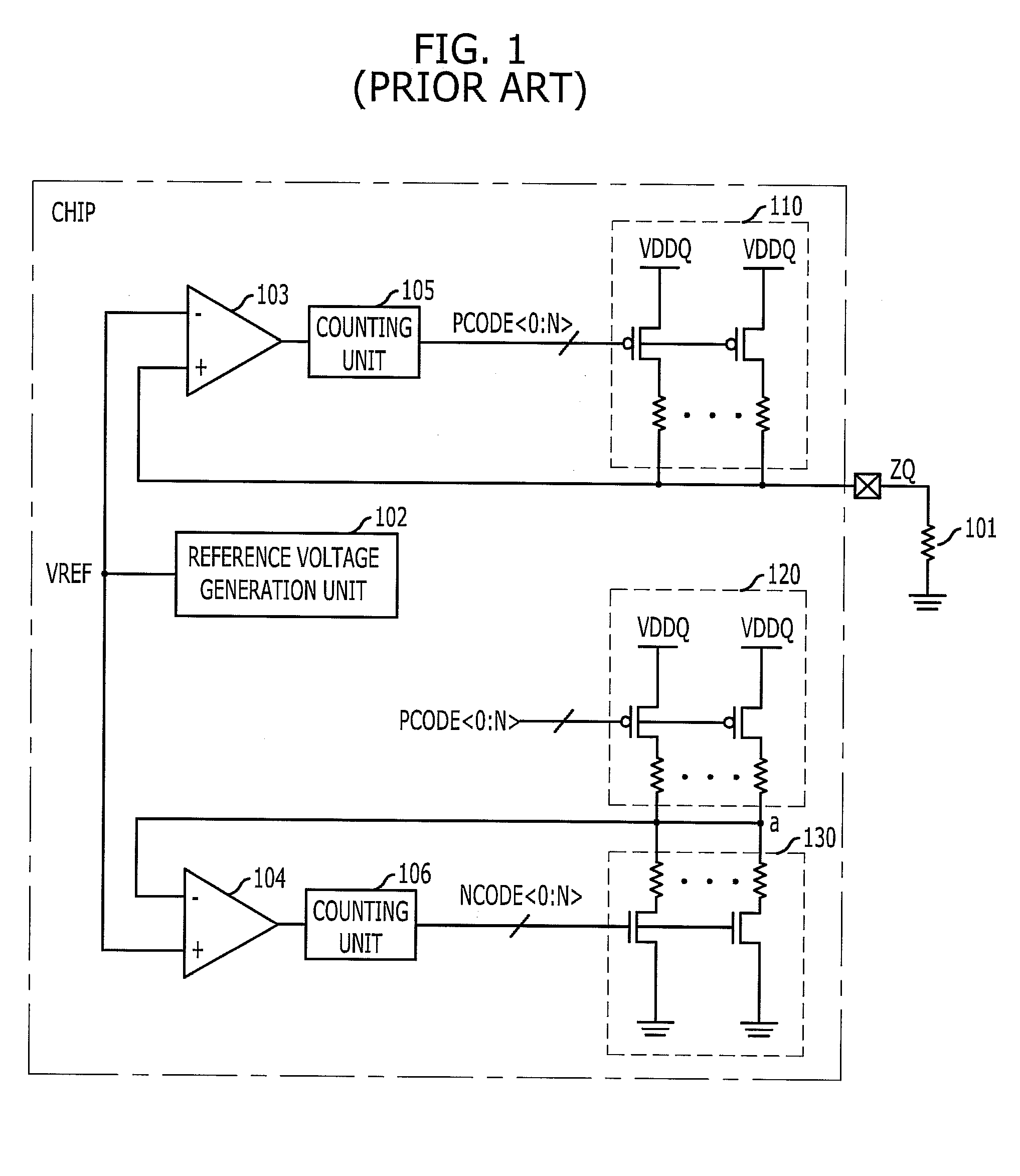 Termination circuit and impedance matching device including the same