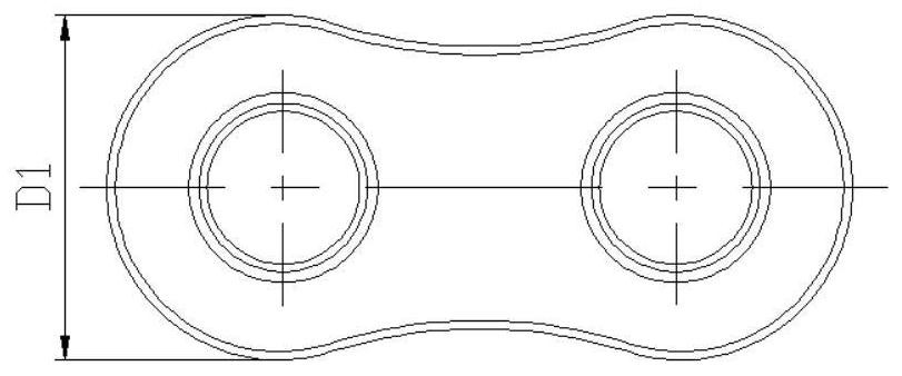 A low-speed high-power marine engine timing chain