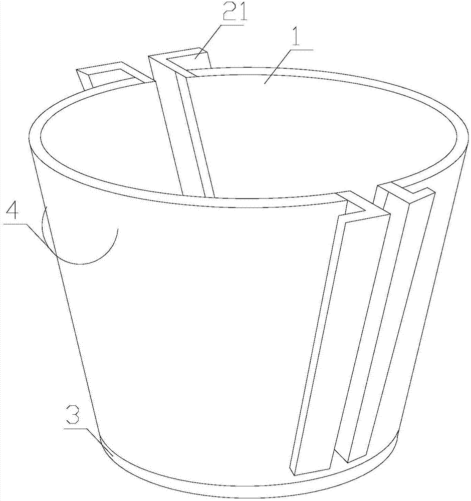 Novel seedling-growing bowl for cultivating cinnamomum longepaniculatum bag seedlings