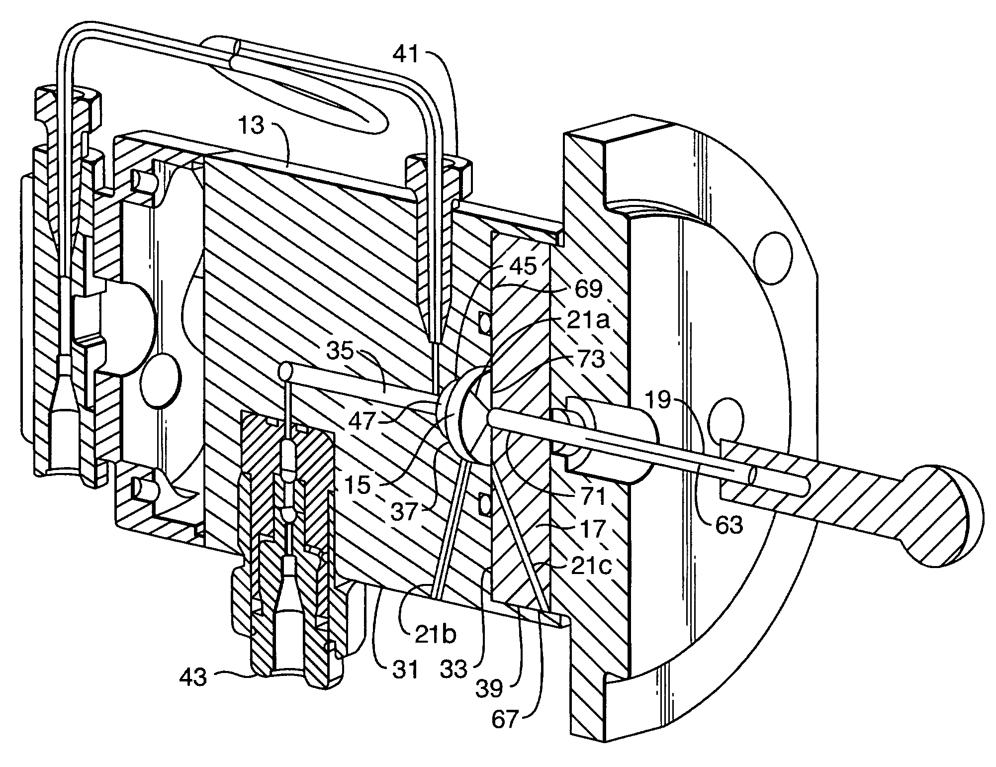 Defined leak path for high pressure seal