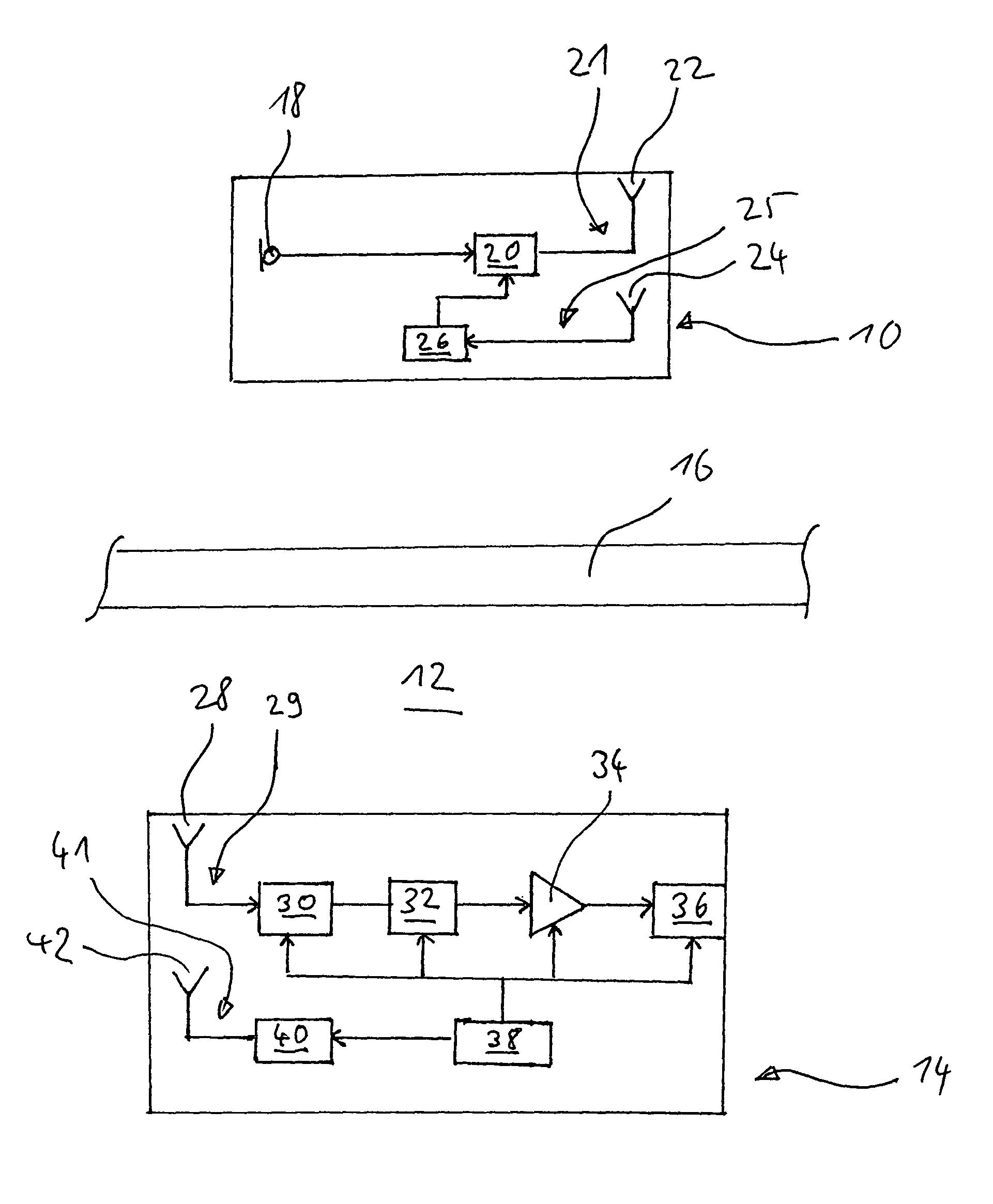 Partially implantable hearing device