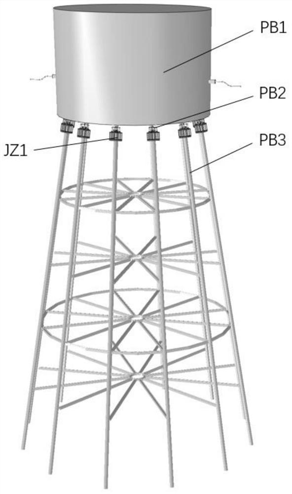 Smoothing reactor connecting device with gas damping function