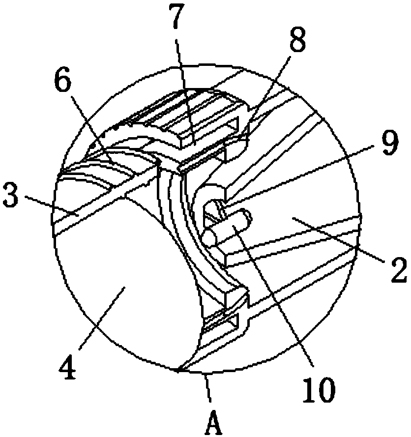 Apparatus for collecting protection type pathogenic sample of infection department