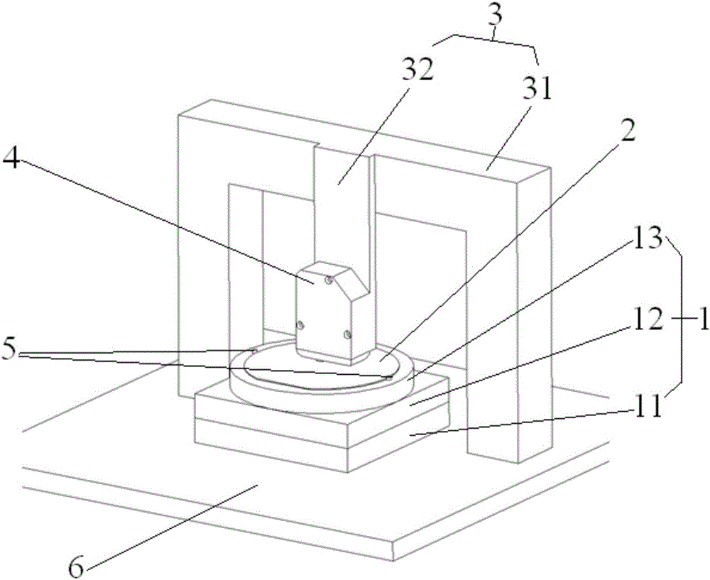 Light waveguide wafer surface detecting device