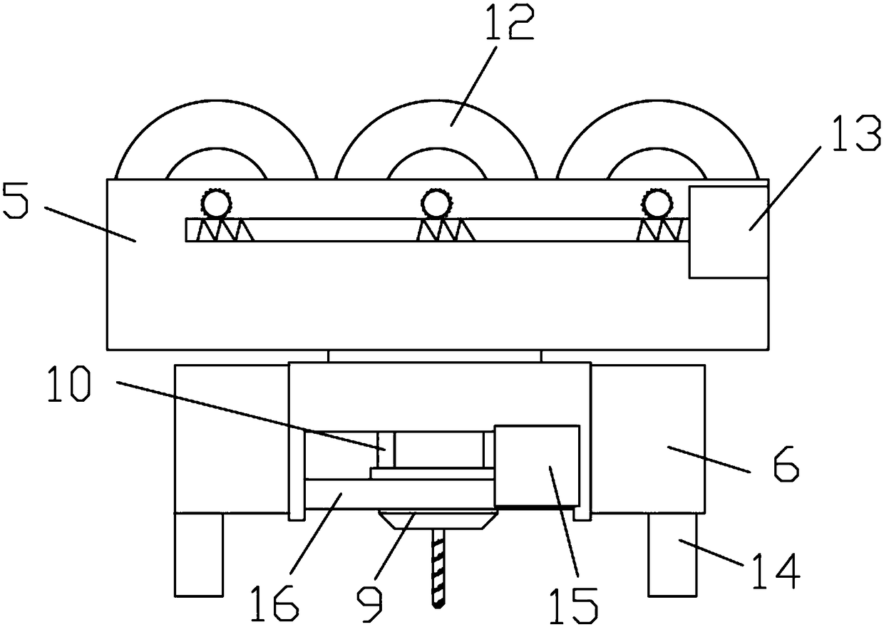 A color steel tile laying device