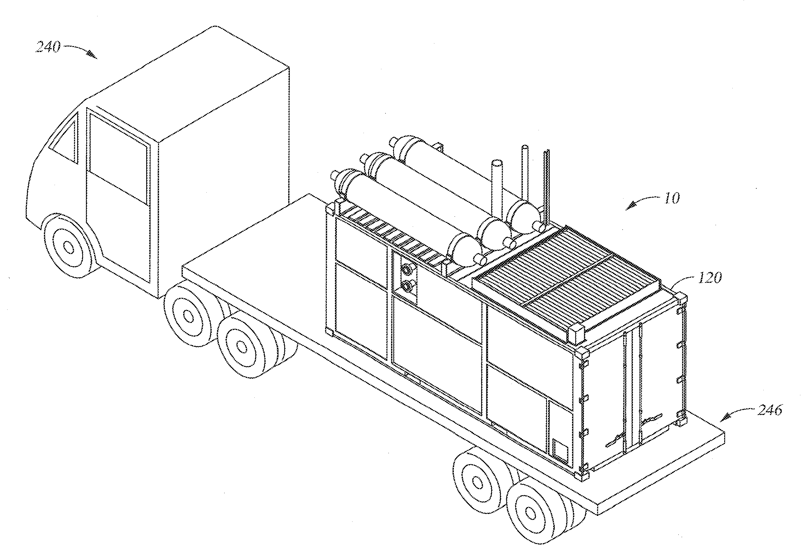 Modular Compressed Natural Gas System for Use at a Wellsite