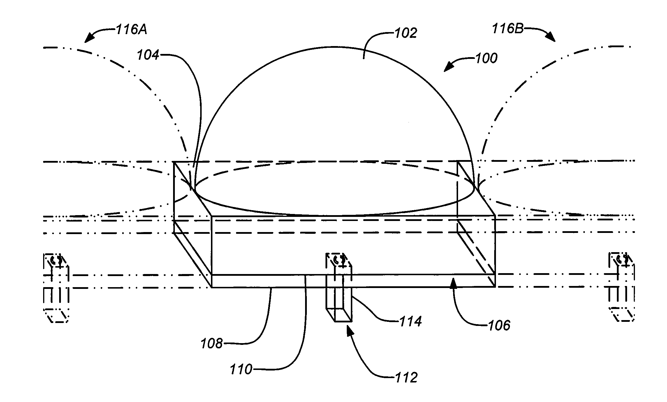 Dielectric covered planar antennas