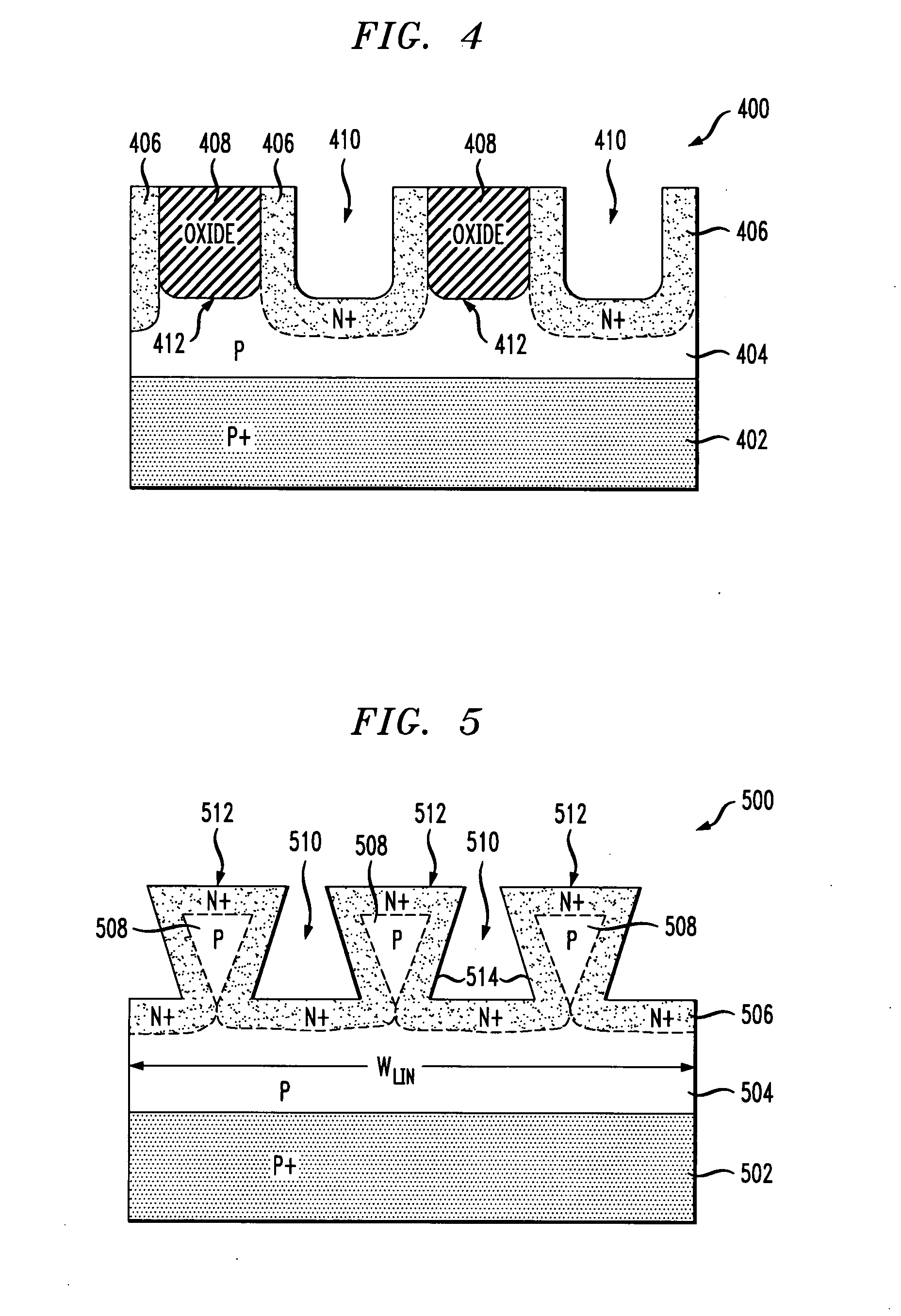 Metal-oxide-semiconductor device having trenched diffusion region and method of forming same