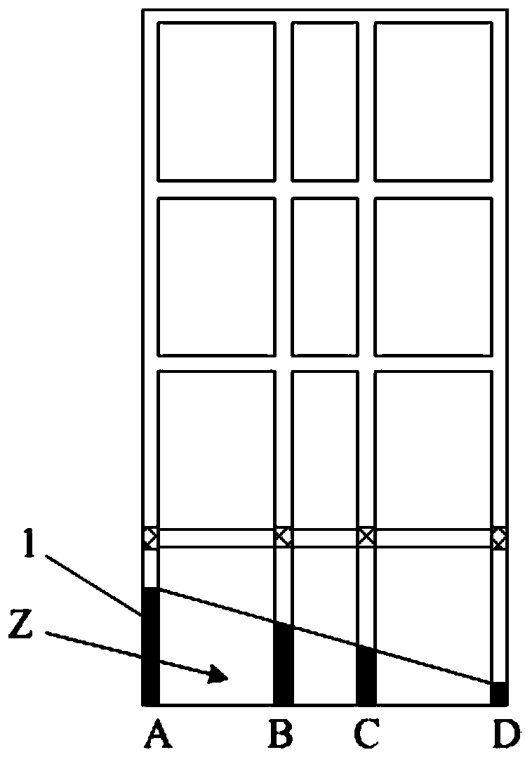 A drilling-free construction method for blasting demolition of reinforced concrete frame structures