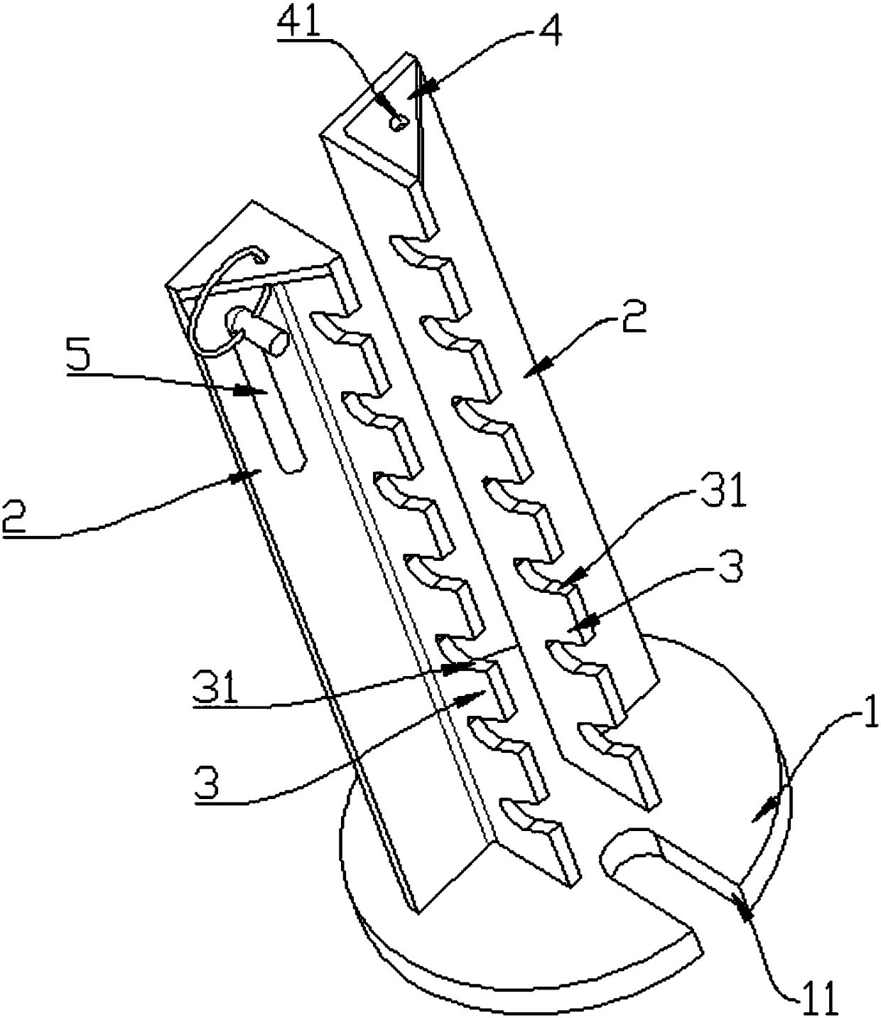 Ground stake extraction device