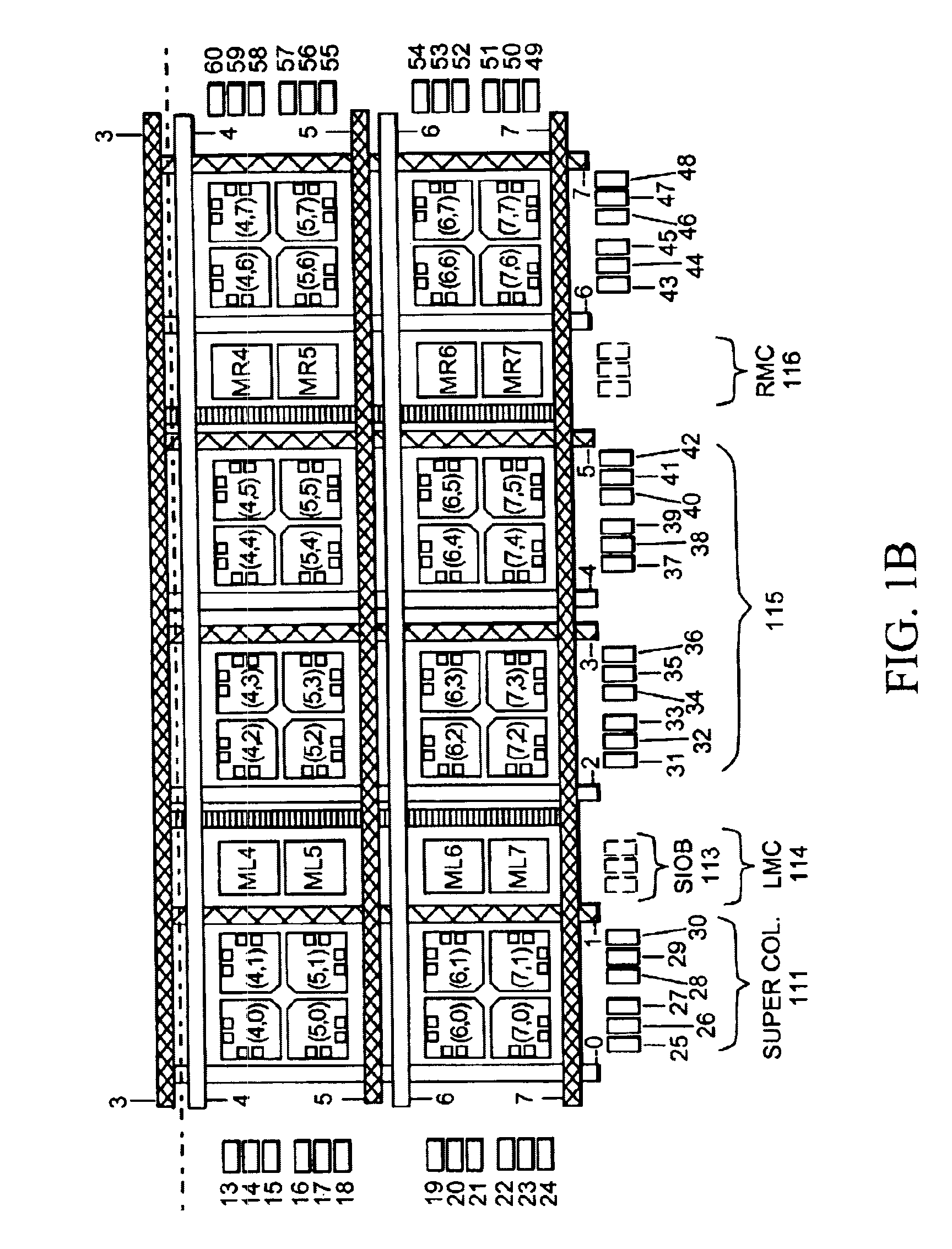 FPGA integrated circuit having embedded sram memory blocks with registered address and data input sections