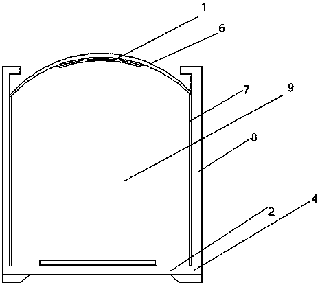 Non-wood coffin protection cabinet