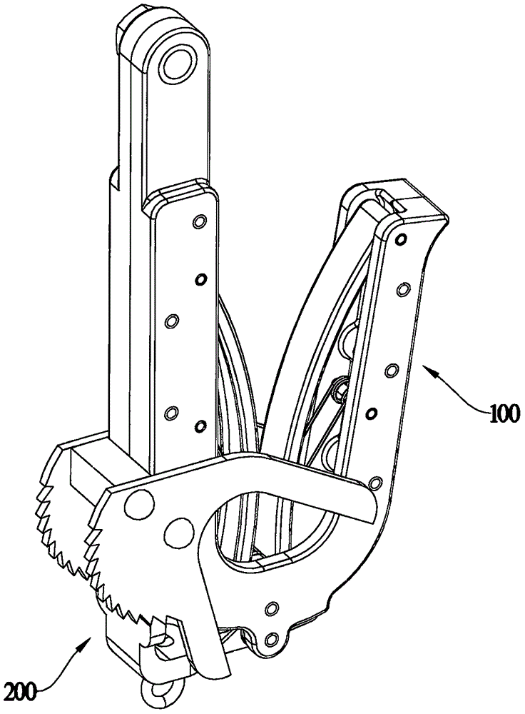 Short-circuit ground clamp with locking anti-loosening function