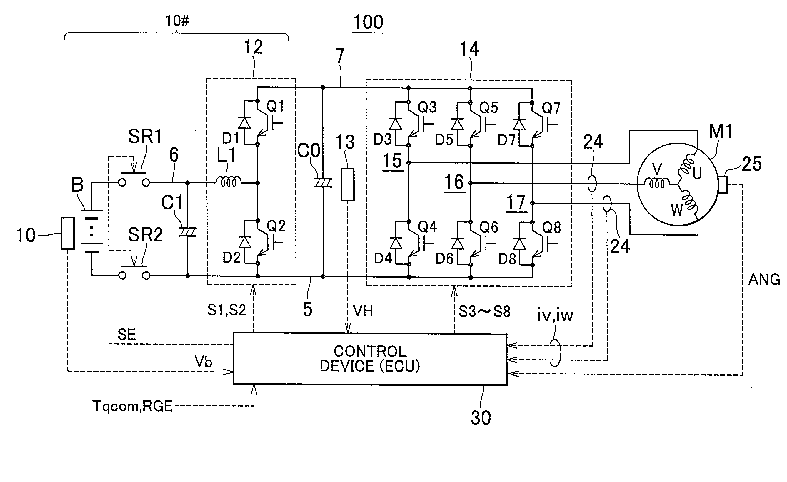 Control system for ac motor