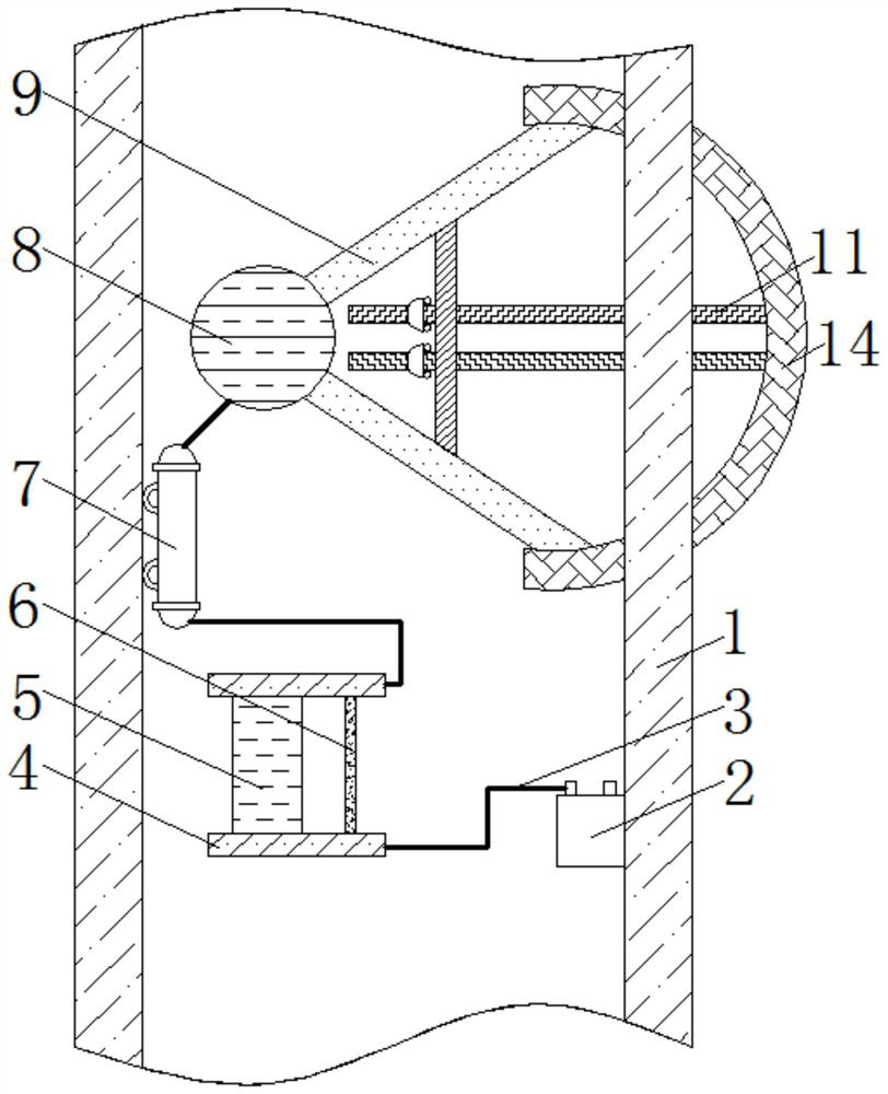 A train reminder device with adjustable capacitance according to the received audio frequency