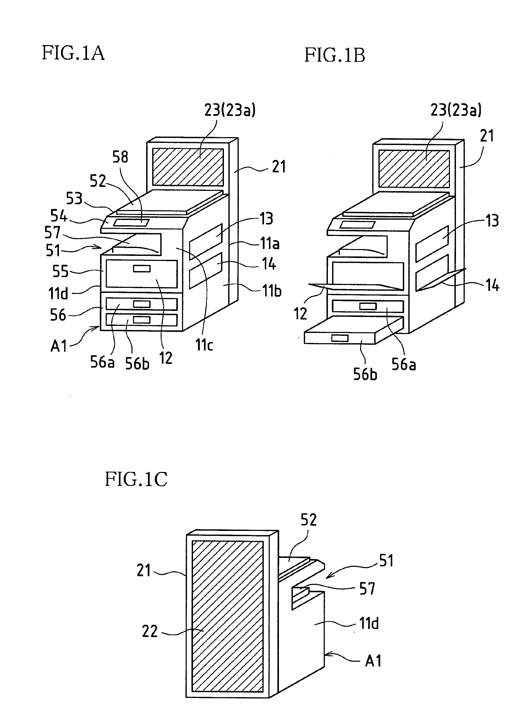 Display-integrated image forming apparatus