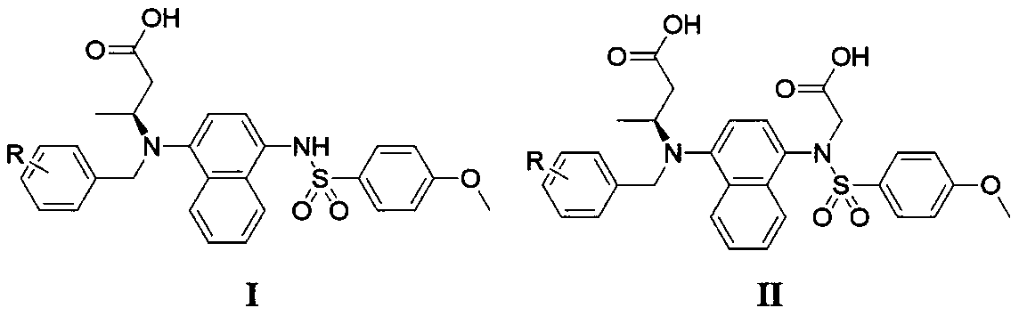 A kind of naphthalene sulfonamide compound, preparation method and application