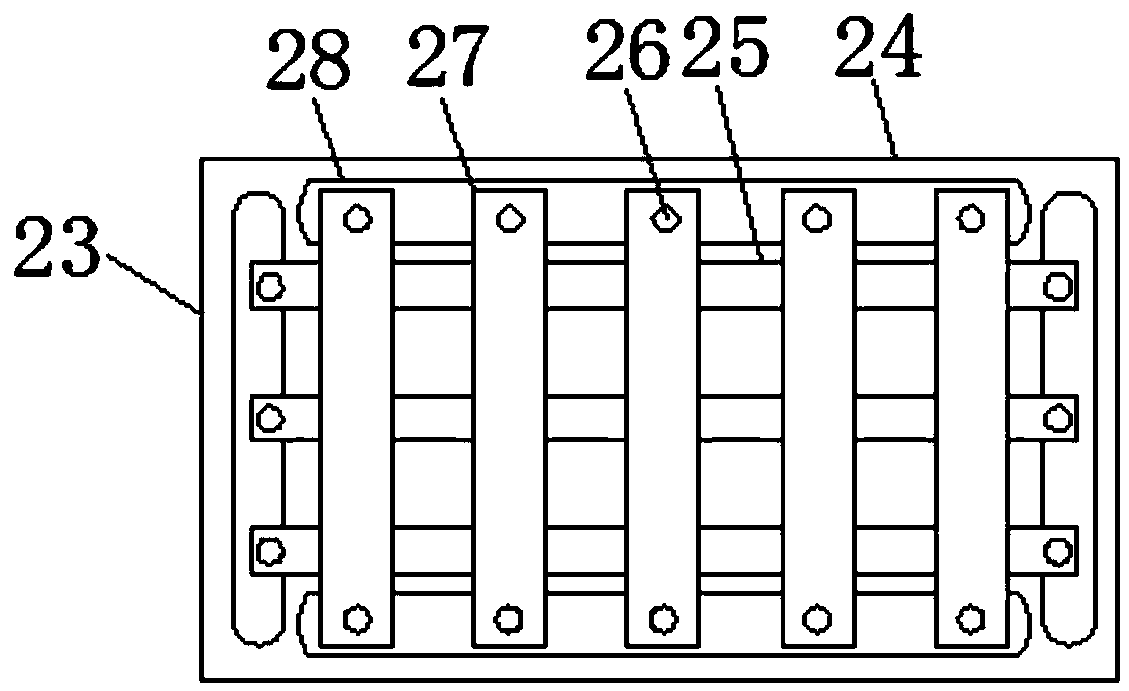 Stirring filling equipment for cultivating soil