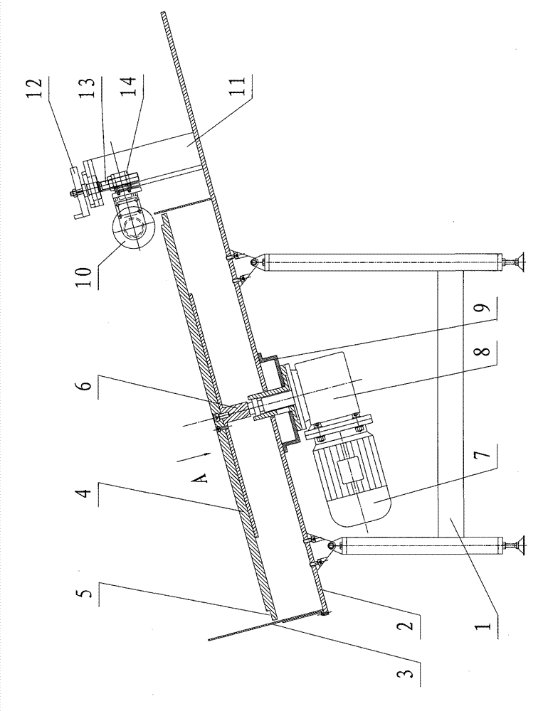 Ham sausage ordering and conveying device