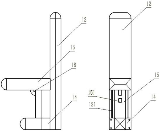 Electric chest stretching device and using method