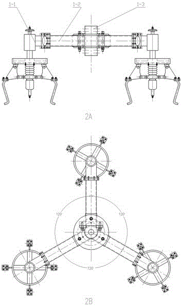 Multi-station tire gripper indexing device and its indexing method for tire spraying machine