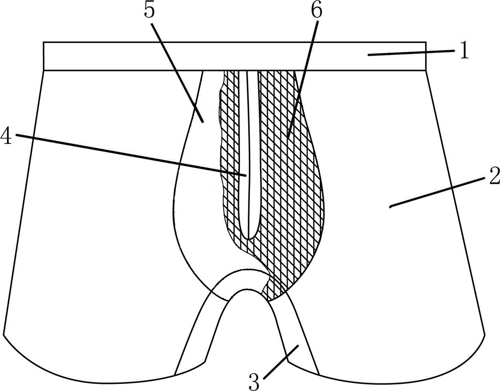 Health-care and easy-worn knitted underpants for man