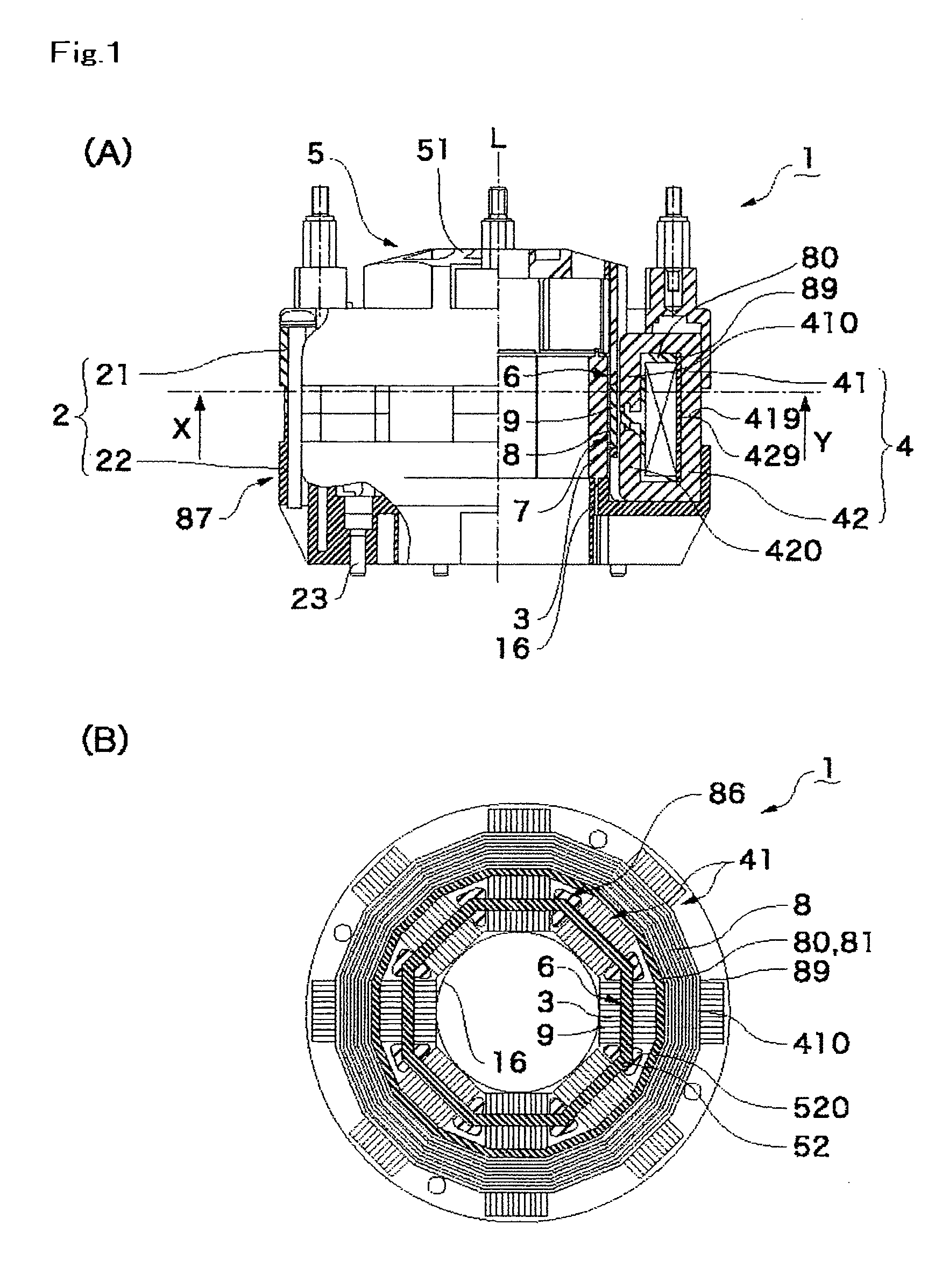 Linear actuator and pump device and compressor device therewith