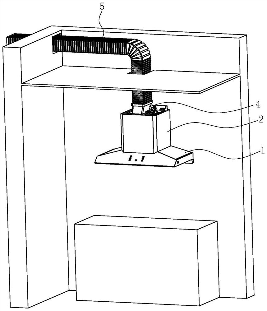 An air outlet hood, a range hood with the air outlet hood and its control method