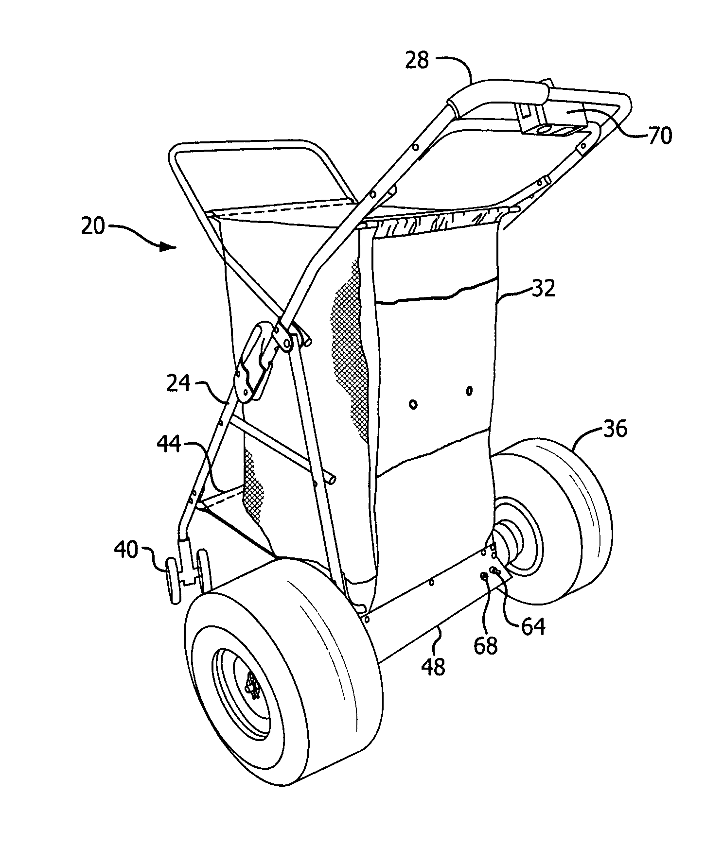 Motorized beach cart