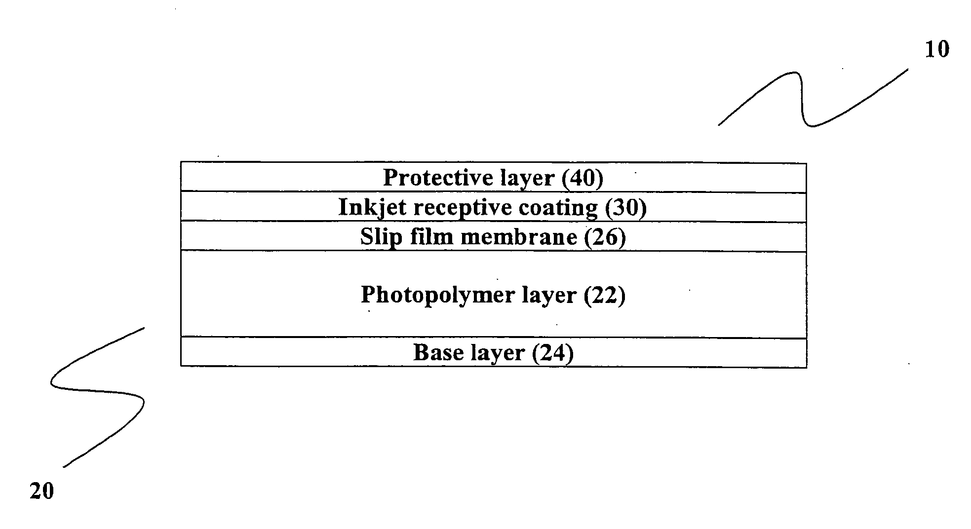 Photopolymer plate and method for imaging the surface of a photopolymer plate