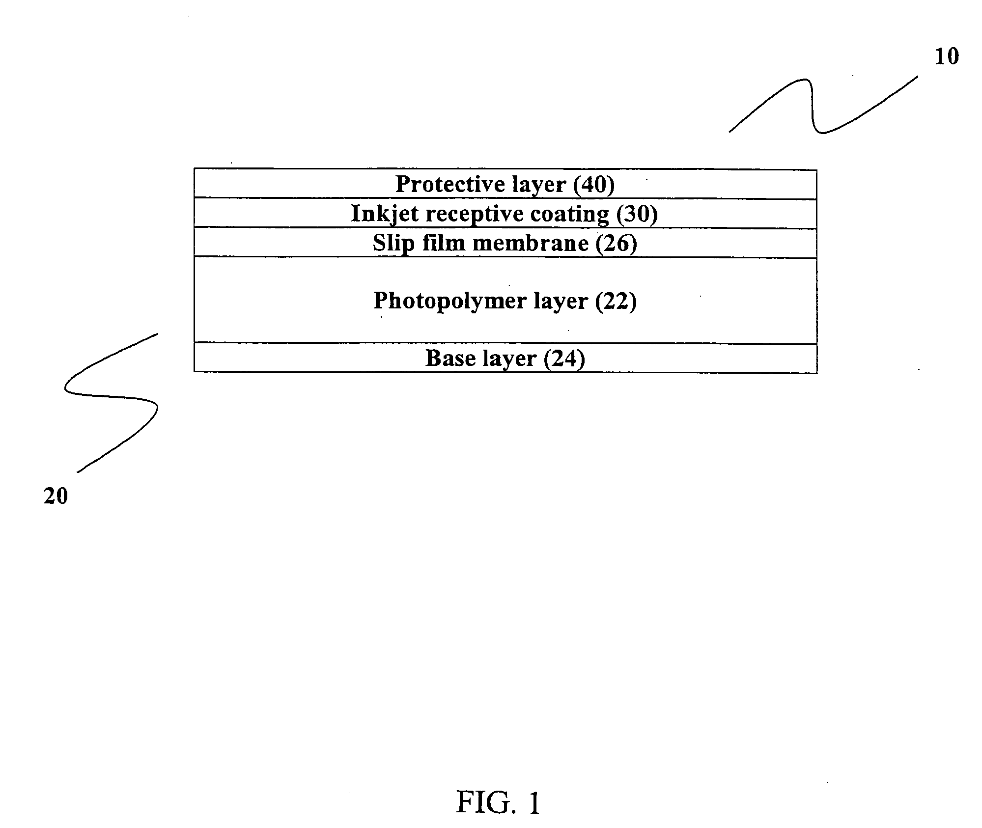 Photopolymer plate and method for imaging the surface of a photopolymer plate