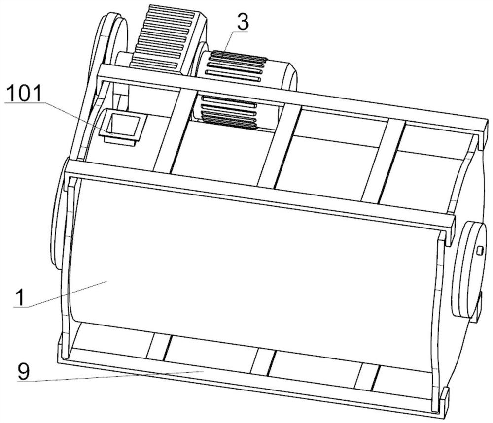 Quality guarantee device with cleaning function