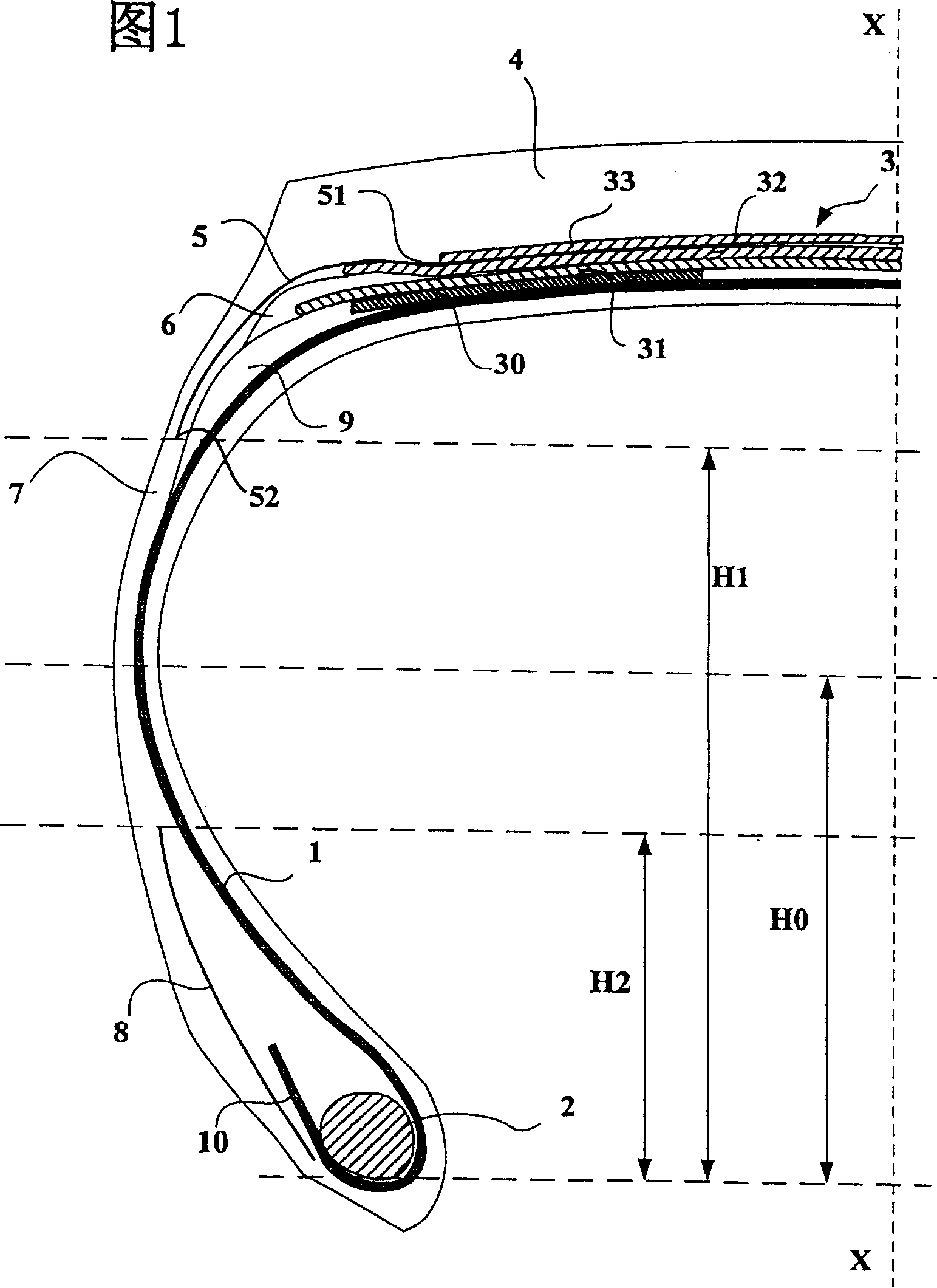 Crown reinforcement with shoulder ply