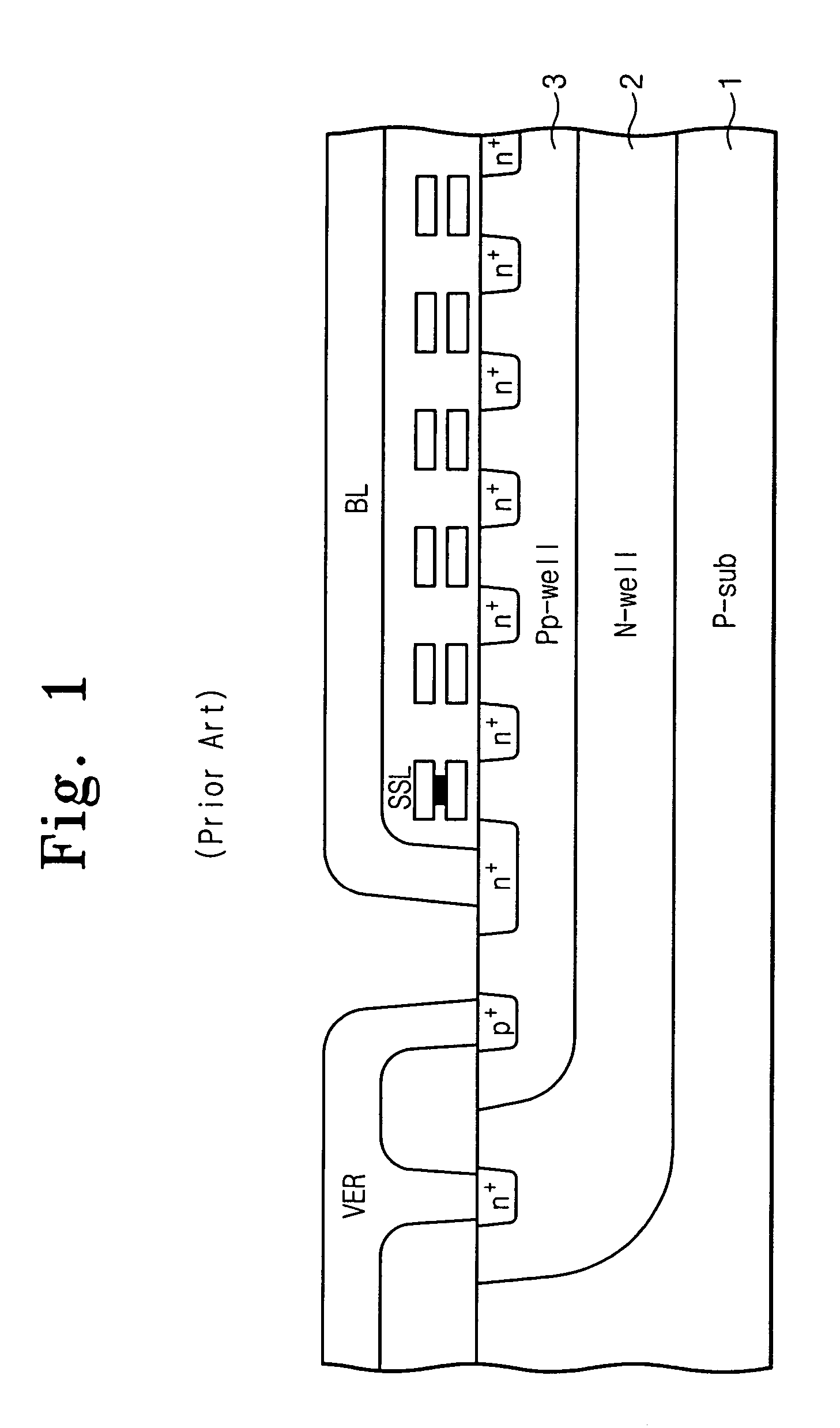 Nonvolatile memory device for preventing bitline high voltage from discharge