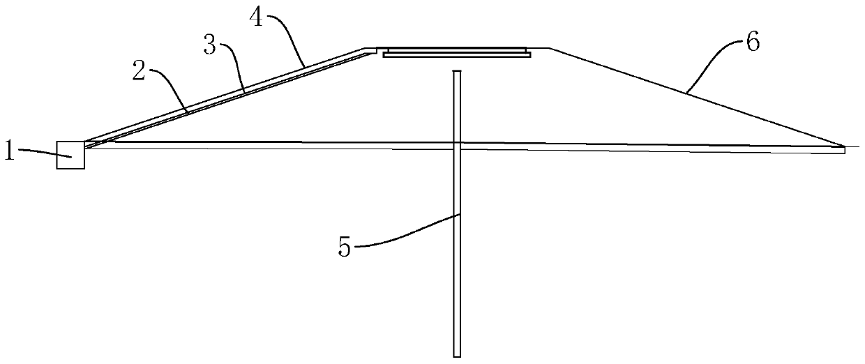 Sandy soil embankment construction method