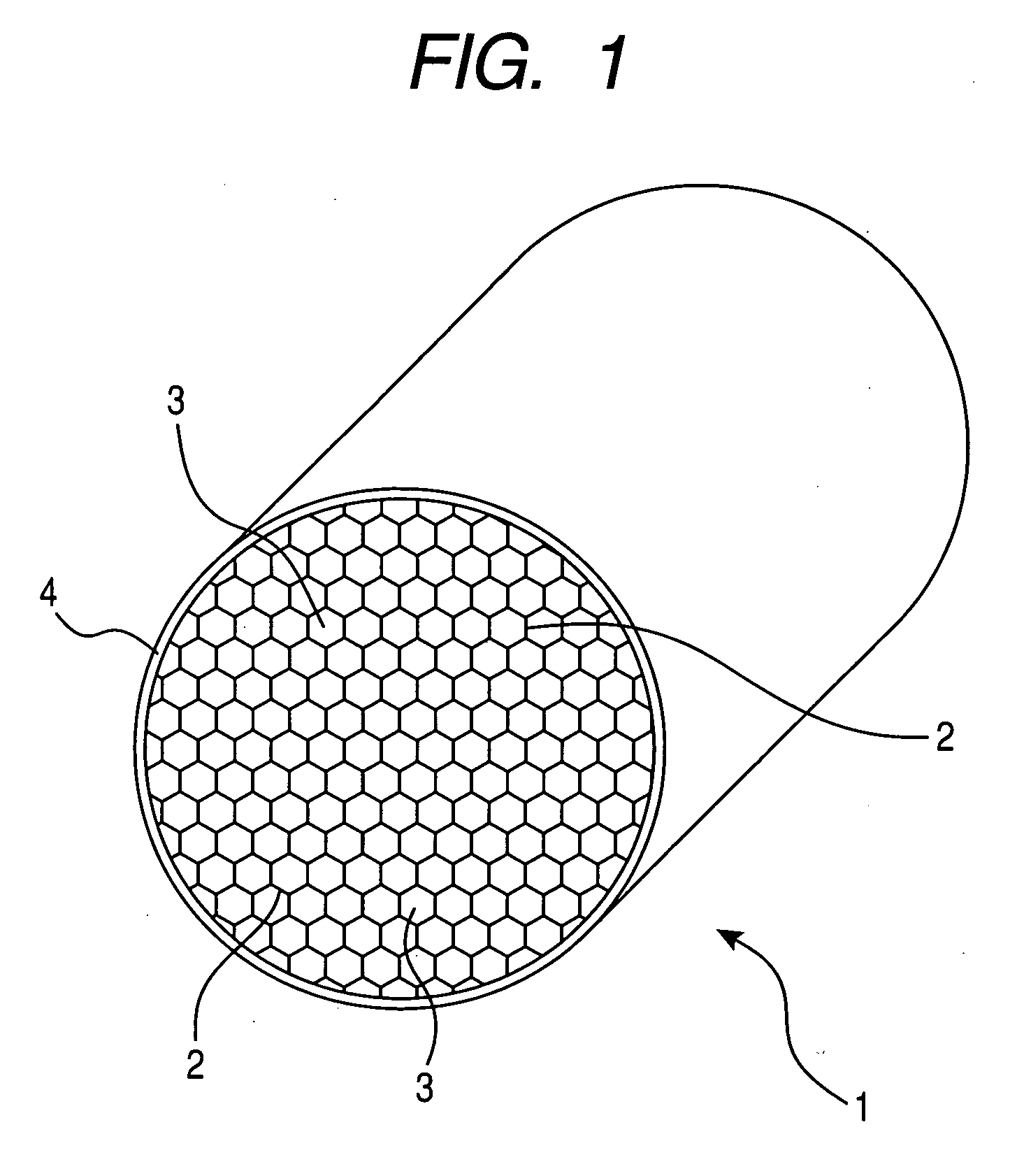 Hexgonal cell honeycomb structure body