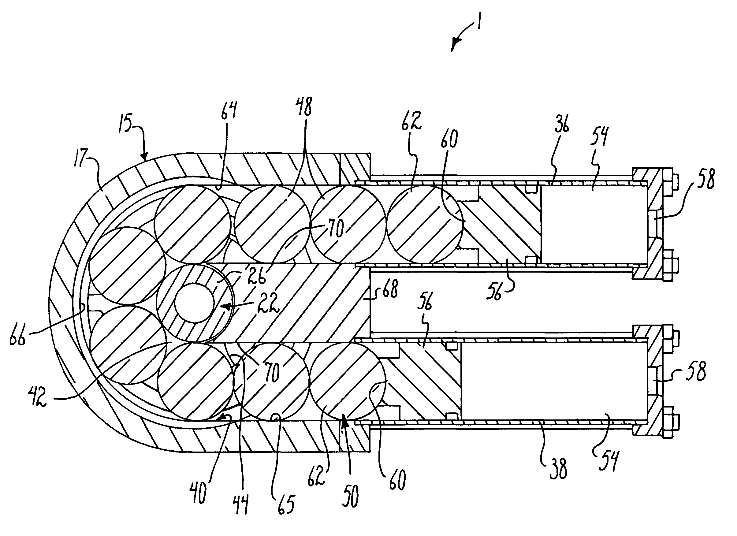 Ball and piston rotary actuator mechanism