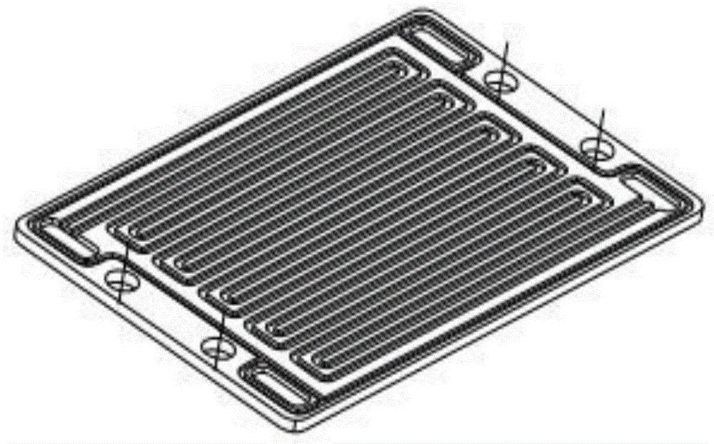 Graphite composite bipolar plate and fuel cell stack