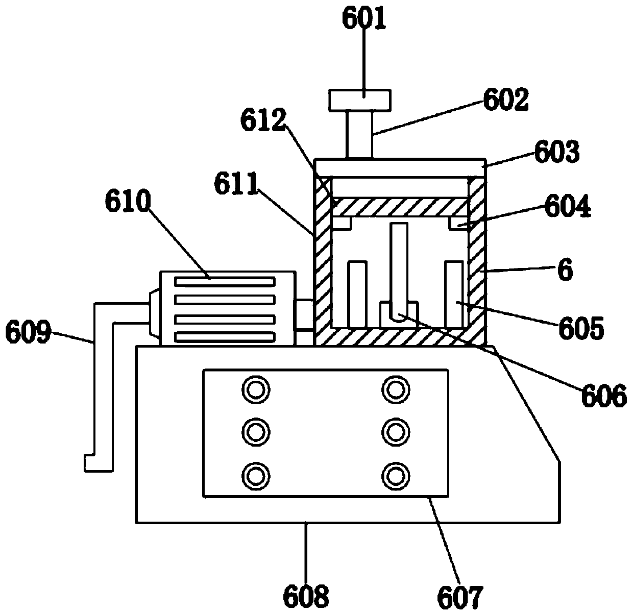 Blood matching test tube assembling frame for blood transfusion department