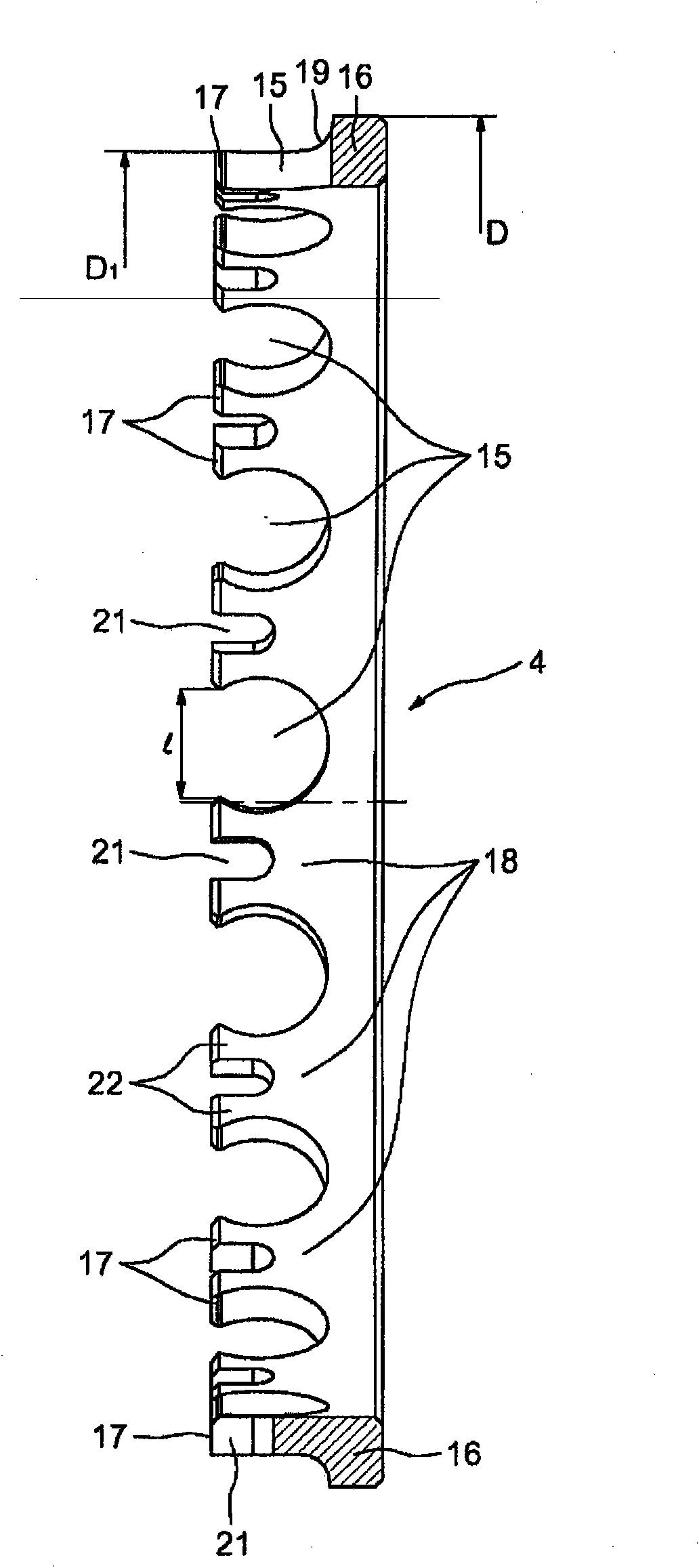 Rolling bearing and cage for such bearing