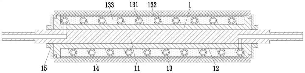 Self-cleaning type printing rubber roller