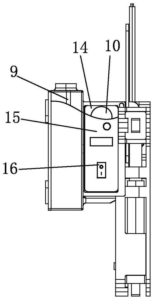 Electric manufacturing clamp for positioning and guiding secondary connector lug