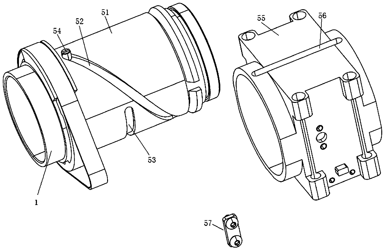 Refraction adjustment device for fundus camera and fundus camera