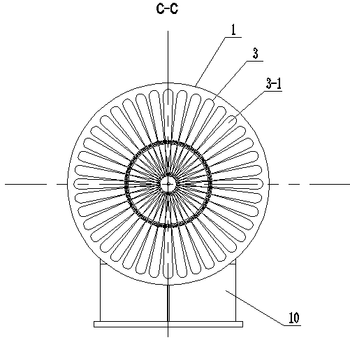 Oil and gas separator with unpowered turbine