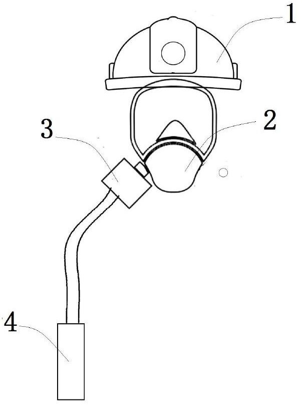 Intelligent industrial and mining helmet and monitoring method thereof