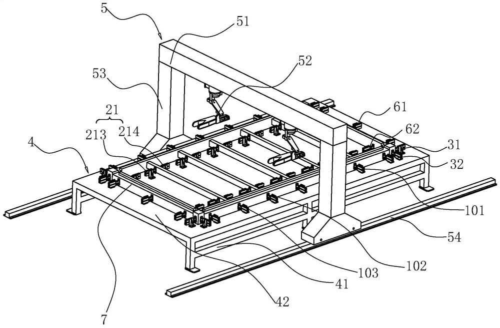 Full-automatic welding device for box-type house