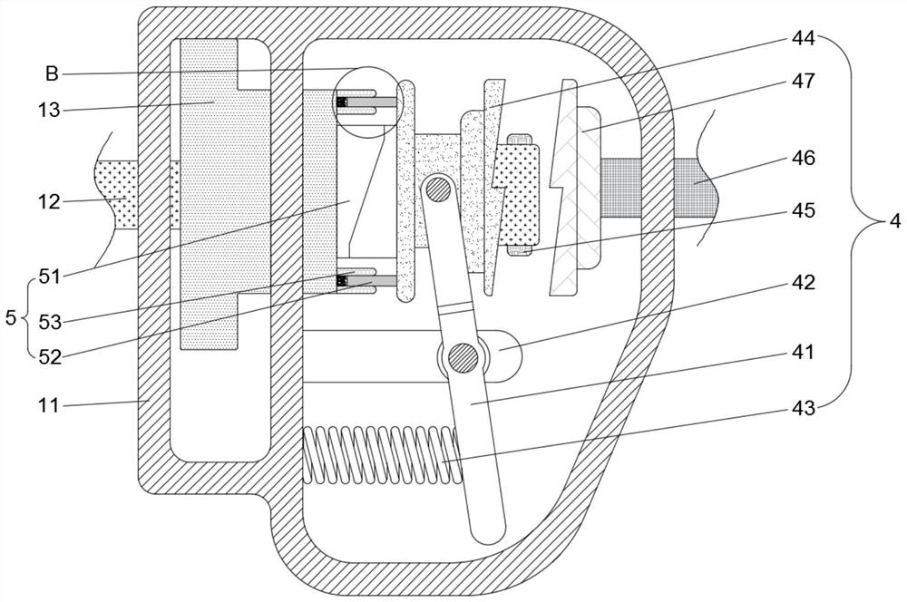 Detection device for preventing dislocation of vacuum pump rotor of vacuum sputtering instrument