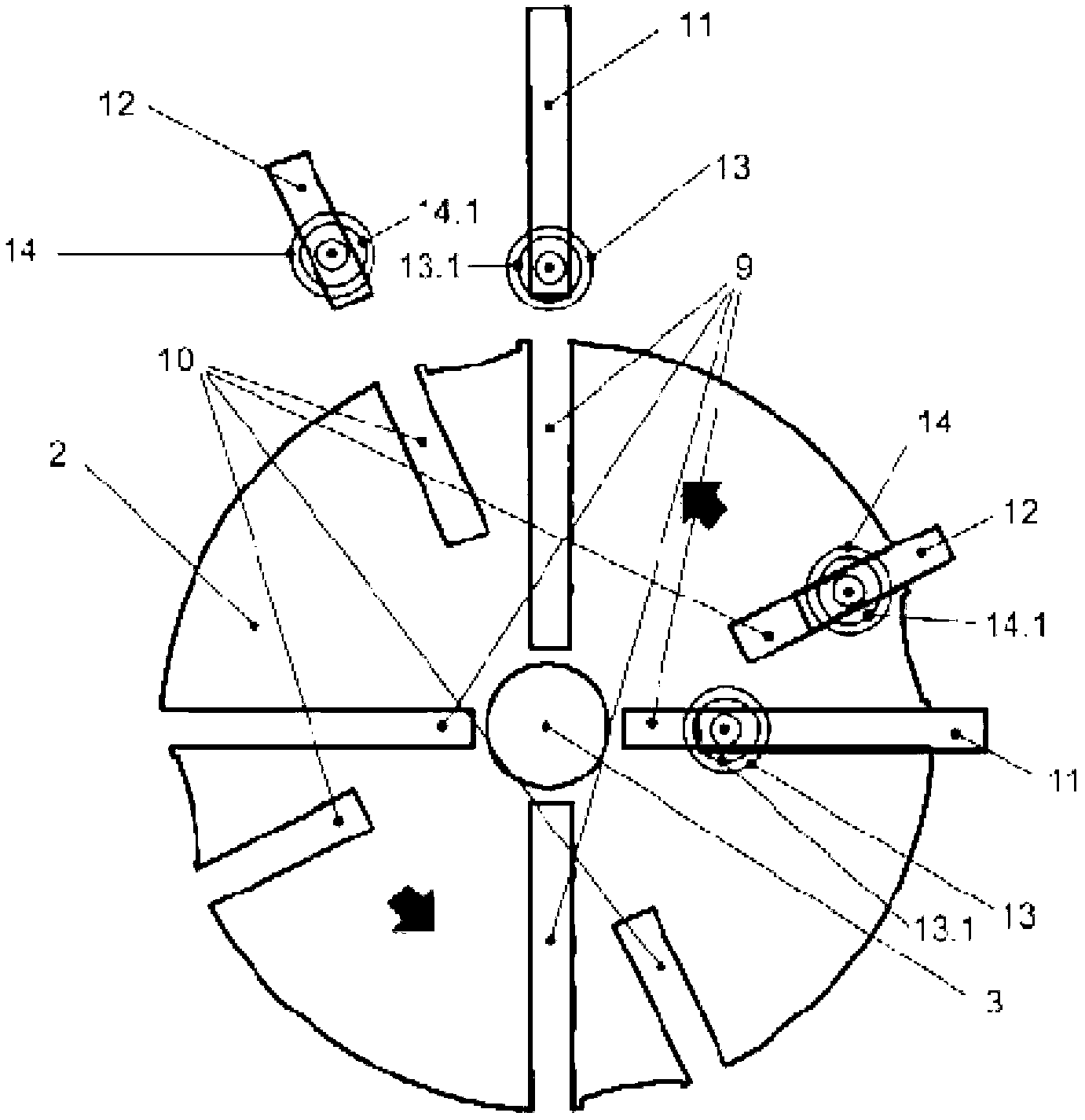 Rotary heat engine